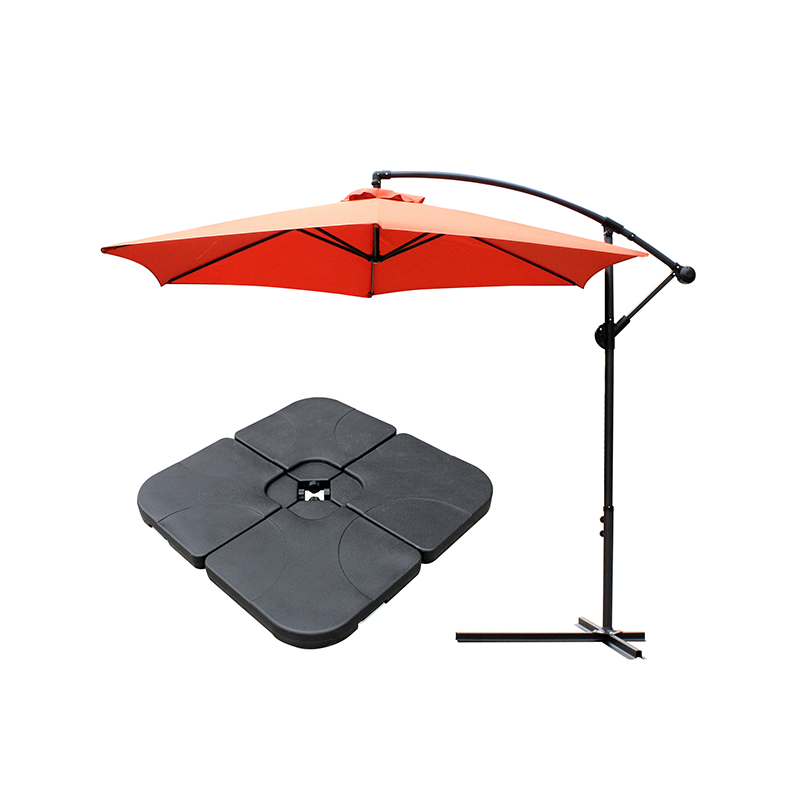Патио зонтик солнечная батарея 360 -градусы вращение
